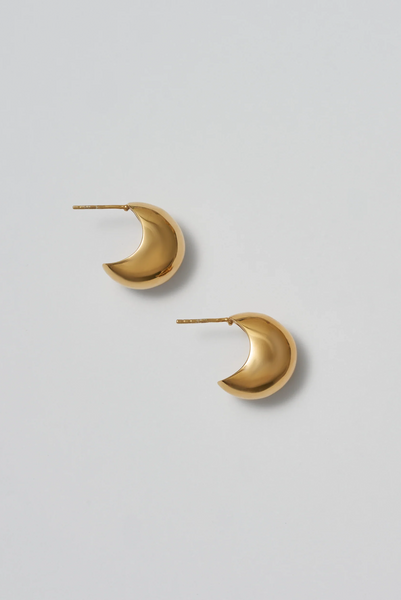 Blue Billie bubble earrings gold