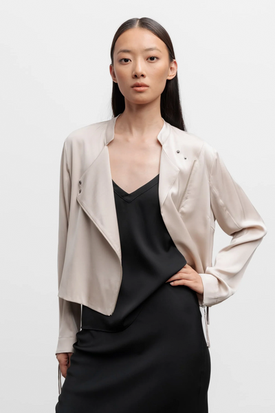 Ahlvar Chei SIlk Biker Jacket