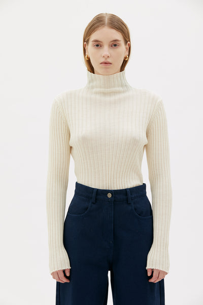 Arvi Ribbed Fine Merino Top